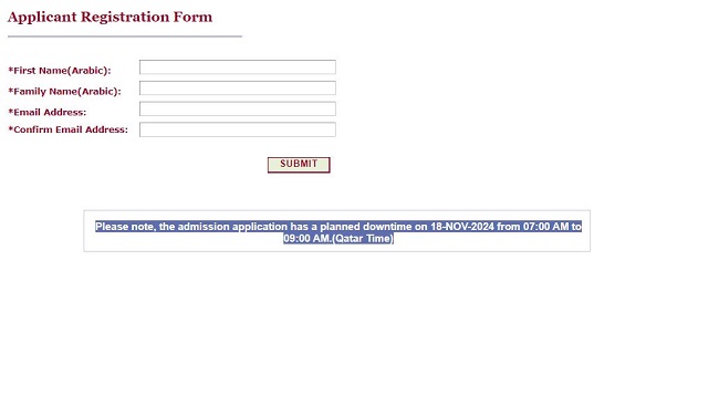 New Applicant Register