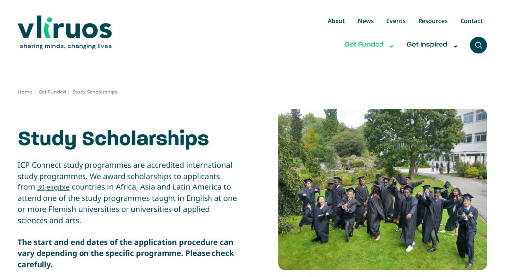 VLIRUOS ICP Connect Study Scholarship