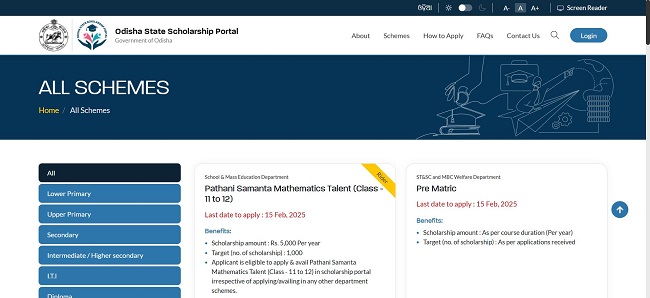 Pathani Samanta Mathematics Scholarship Test Official Website